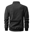thumbnail image 4 of Vedolay Winter Jackets for Men Casual Daily Jackets Lightweight Zip up Casual Jacket Black,2XL, 4 of 5