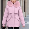 thumbnail image 2 of Lindreshi Winter Coats for Women 2023 Trendy Women's Fall and Winter Long Sleeved Warm Cotton Jacket Bread, 2 of 4