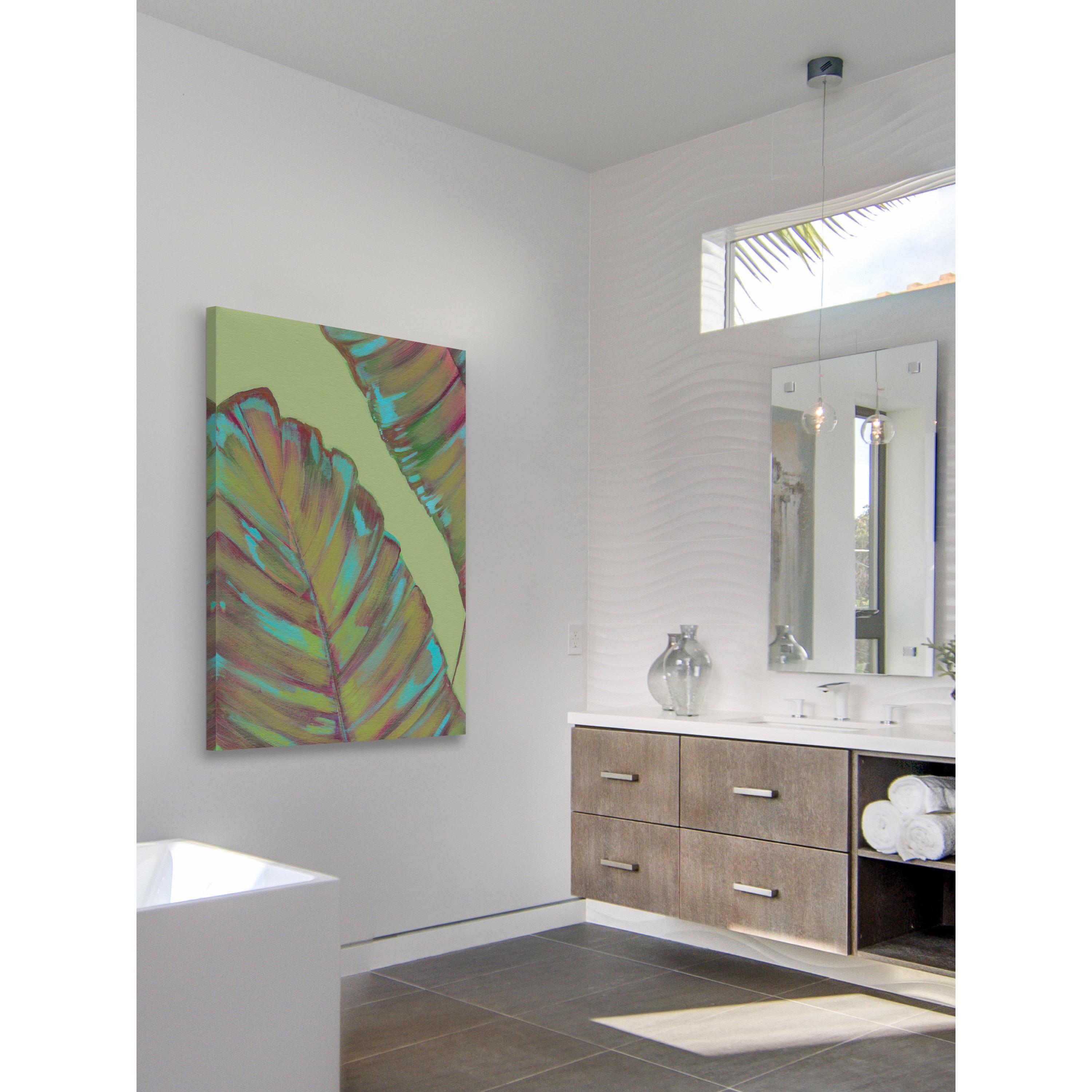 Marmont Hill "Kona Garden I" Painting Print on Wrapped Canvas