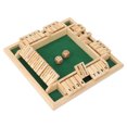 thumbnail image 3 of Shut The Box Dice Game, Box Dice Game Game Props Wooden Prevent Senile Dementia  For Party For Family, 3 of 8
