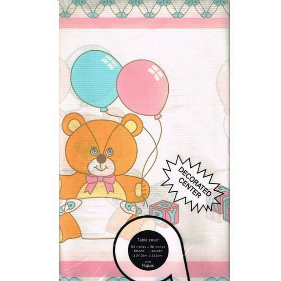 Baby Shower 'Vintage Teddy Bears' Paper Table Cover (1ct)