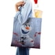 thumbnail image 4 of Olaf Bolso de tela con estampado de lienzo para mujer, bolsa de compras reutilizable y estética, con cremallera interior, regalo para mujer, 35 × 40 cm., 4 of 6