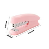 Macaron Color Mini Stapler (12x5cm) - One-Finger Effortless Press, 50 ...