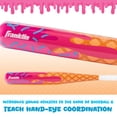 thumbnail image 5 of Franklin Sports Sweet Swings Kids Ice Cream Drip Bat & Ball Set - Plastic Bat + Ball - 30" - Ages 3+, 5 of 10