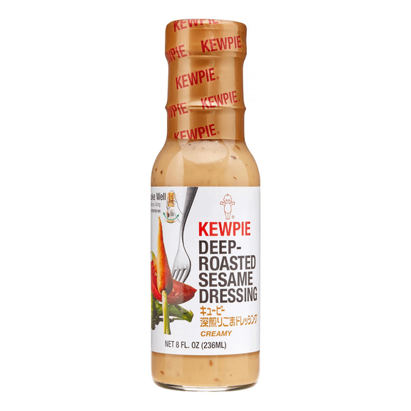 Kewpie Japanese Deep-Roasted Sesame Dressing, 8 fl oz Pack of 1