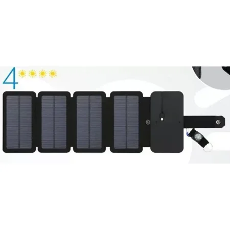 

Folding 10W Solar Cells Charger 5V 2.1A USB Output Devices Portable Solar Panels for Smartphones
