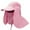 Pink, variant on Fishing Flap Caps Men Women Quick Dry Sunshade UV Protection Removable Neck Cover Outdoor Sportswear Accessories