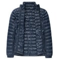 thumbnail image 6 of Men’s Lightweight Down Jacket Water Resistant Puffer Insulated Warm Winter Coat with Pockets, 6 of 6