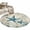 Turquoise Blue Brown, variant on Small Round Rug 3Ft Washable Non-Slip, Teal Starfish Coastal Circle Area Rugs for Living Room Bedroom, Vintage Summer Beach Nautical Indoor Floor Mats Carpet Runner for Home Decor