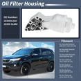 thumbnail image 2 of Repuestos Únicos No.263003LAA0 Carcasa de Filtro de Aceite de Aluminio Mejorada para Hyundai para Genesis G80 Palisade Filtro de Aceite Completo para Kia Sorento Cadenza Sedona 2019-2020 V6 3.3L 3.8L, 2 of 7