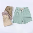 thumbnail image 5 of Tkrady Toddlers Shorts for Boys Girls Summer Cotton Breathable Elastic Waist Pants, Sizes 0-5 Years, 5 of 6