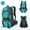 Sky Blue, variant on VANLOFE Camping & Hiking 50L Hiking Backpack Waterproof Camping Essentials Bag 45+5 Liter Lightweight Backpacking Back Pack