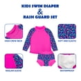 thumbnail image 6 of BIG ELEPHANT 2-Pack Unisex Long-Sleeve Swimwear with UPF 50+ Sun Protection and Built-in Swim Diapers for Babies and Toddlers, Sizes XS-XXL, 6 of 7