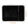 thumbnail image 2 of WASHWEPE Alarm Clocks Bedroom USB Clock Plastic Rectangular for Adult Use 1Pack, 2 of 8
