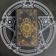 thumbnail image 4 of Baraja de cartas de tarot de PVC resistente al desgaste a prueba de agua para amigo aficionado (negro), 4 of 5