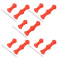 thumbnail image 1 of Protège-doigts pour Cordes d'Arc, Protège-Cordes d'Arc Anti-Casse avec Épingle pour Rouge, 1 of 8