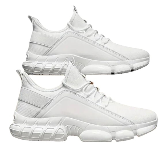YOUYEDIAN Orthopedic Dress Shoes for Women Arch Support Running Shoes Breathable Non Slip Slip on Business Casual Shoes Knitted Mesh Stretch Comfortable 2026 Foam Shoes (White)