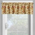 thumbnail image 4 of Ambesonne Vintage Airplane Valance & Curtain, Aviation Style, 55"x45", Pale Brown Red Yellow, 4 of 6