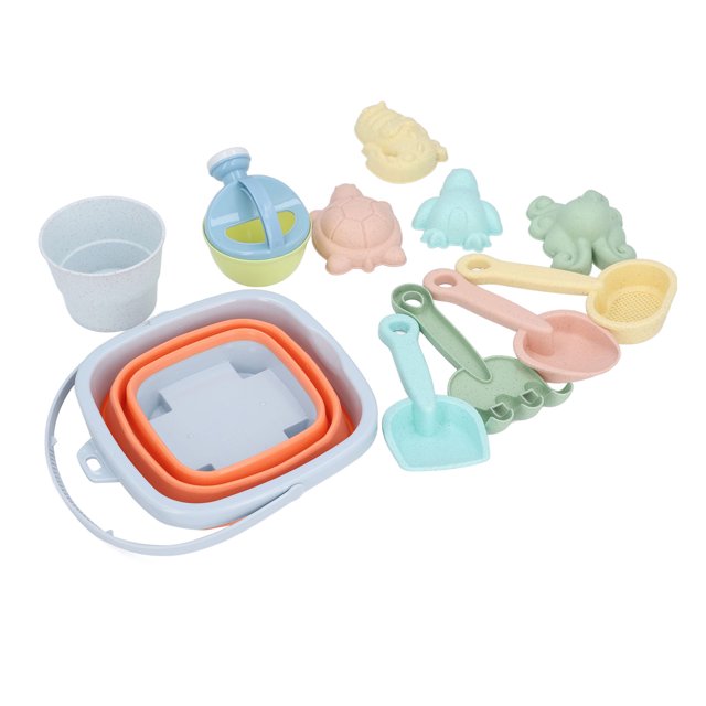 Juego de Juguetes de Playa, Cubo de Plegable, Palas, Juguetes de Interactivos Para Niños, Experiencia de Juego versáLL, para actividades de verano en figura en la