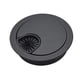thumbnail image 2 of 1pc Cable Hole Cover For Desk Metal Grommet Table Cable Tidy Wire Hole Cover Chrome Brush 50/53/60mm Detachable Precise Buckle, 2 of 8