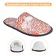 thumbnail image 3 of Fotbe Corals Pantuflas Peludas para Mujer con Estampado, Zapatillas de Peluche, Zapatos de Invierno para Casa, Uso Interior y Exterior-Medium, 3 of 8