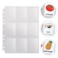 thumbnail image 1 of Phenofice 50Set Trading Card Binders Clear Cards Sleeves for Card Enthusiasts, 1 of 5