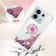 thumbnail image 3 of Funda para Xiaomi Redmi Note 13 Pro 5G con Brillo Líquido Flotante, Purpurina, Parachoques y Anillo Giratorio Soporte, 3 of 5
