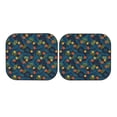 thumbnail image 7 of Goofa Hawaiian Style Pattern 2 Piece Car Windshield Sun Shade Foldable | Front Windshield Shade for Sun, Heat and UV Rays | Sunshade for Car Front Window-Small, 7 of 7