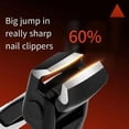 thumbnail image 4 of Splash Resistant Nail Clipper Set Manicure Cutter Set Fingernail Clipper Pedicure Tools Fake Nail Accessories for Men Wholesale (5PCS Red), 4 of 7