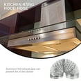 thumbnail image 4 of 1Pc Aluminum Foil Vent Pipe Flexible Air Duct Practical Kitchen Exhaust Pipe, 4 of 8