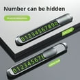 thumbnail image 3 of Soumake Temporary Parking Number Plate Phone Number Card Glowing Sign with Number Magnetic Stickers Easy Installation Phone Number Plate for Car Park, 3 of 8