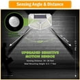 thumbnail image 4 of Solar Lights 100 LED Solar Security Lights Motion Sensor Solar Wall Light with 120° Wide Lighting Angle 3 Modes for Garden Fence Garage Patio, 4 of 10