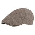 thumbnail image 2 of Yirtree Newsboy Tweed Cap Irish Hat for Men's 8 Piece Flat Driving Cap Made in Ireland Washable English Style Advanced Painter Hat Daily Wear Hat, 2 of 8