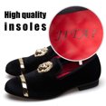 thumbnail image 5 of JITAI Penny Slip-on Loafer Luxury Leather Lined Shoes for Men Black Size 11, 5 of 5