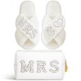 thumbnail image 1 of Zapatillas Xtinmee con inicial de boda personalizada para novia MRS, 1 of 6