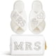 thumbnail image 1 of Zapatillas Xtinmee con inicial de boda personalizada para novia MRS, 1 of 6