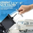 thumbnail image 6 of Valve 2 PCS RV Waste Valve Handles T1003-6MN Replacement For Camco   Dump Valve T Handles Fits 1 1/2'' And 3'' Gate Valve, 6 of 7