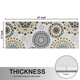 thumbnail image 5 of Kitchen Rugs Sets Of 2,Beige Ethnic Mandala Pattern Anti Fatigue Kitchen Mat Rugs Non Slip Washable,Decorative Kitchen Floor Mats for Kitchen,Sink,Laundry,17"X47", 5 of 5