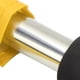 thumbnail image 4 of Lot de 2 drapeaux officiels d'arbitre, poteau en acier inoxydable, pour compétition sportive, jaune, 4 of 4