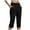 Black, variant on GEWSEY Dressy Capri Pants for Women Stretch High Waisted Crop Work Pants Summer Casual Capris Slacks Yoga Trousers Dress Pant (Black, XXXL)