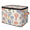Multicolor 4, variant on ADECORIVY Vintage Watercolor Peony Flowers Storage Bin with Lid, Decorative Storage Boxes Cube for Shelves, Foldable Storage Baskets Closet Clothes Organizer with Handles