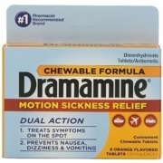 Dramamine 8-Count Orange Flavor Pack of 3