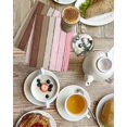 thumbnail image 4 of Pink Wood Grain Kitchen Dish Towels for Drying Dishes Set of 4, Brown Vintage Mottled Country Stripes Waffle Weave Microfiber Hand Tea Bathroom Towels Quick Dry & Absorbent Towel 15.7x23.6, 4 of 7