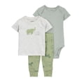 thumbnail image 1 of Conjunto Carter's Child of Mine Talla 6-9 M Con Estampado de Elefantes y Rayas Niño Verde, 1 of 4