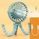 thumbnail image 3 of 1pc New Portable Clip USB Mini Fan Can Be Hung Upright Can Be Wound Three Wind Stroller Small Fan Student Dormitory Outdoor Desktop Office Fan, 3 of 4