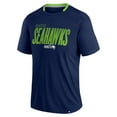 thumbnail image 2 of Men's Fanatics College Navy Seattle Seahawks Defender Fade Slant T-Shirt, 2 of 3