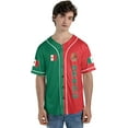 thumbnail image 5 of Personalized Mexico Mexican Baseball Shirt, Customized Team Name Mexican Aztec Baseball Jersey for Men for Men,Women S-5XL (XL), 5 of 8
