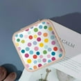 thumbnail image 4 of Autua Polka Dots Pastel Flexible Storage Jewelry Box for Women Pink, 4 of 5