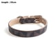 thumbnail image 2 of Abastado Collar de perro de cuero acolchado clásico básico de lujo – Cerradura de latón a prueba de óxido para mascotas grandes y medianas, 2 of 5