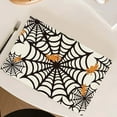 thumbnail image 3 of 4 Pcs Halloween Pvc Placemats Coffee Mats Kitchen Table Mats Easy to Clean Kitchen Table Mats Halloween Kitchen Mat, 3 of 5
